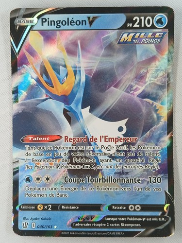 Carte pokémon pingoléon v - pokémon,