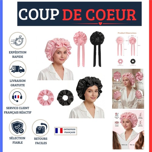 Bonnet satin nuit - nuit, femme