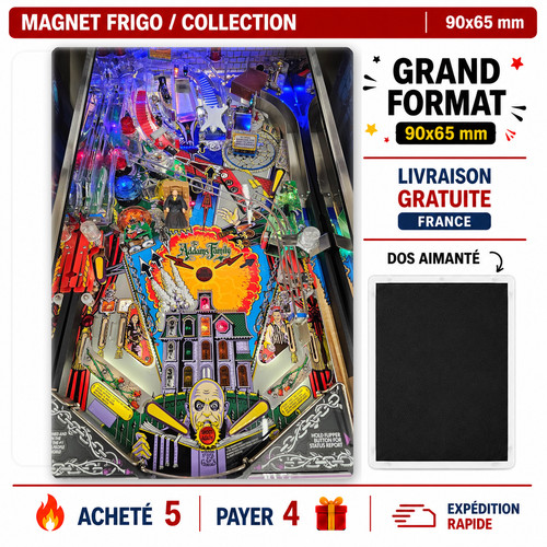 Magnet flyer pinball adams - magnet,