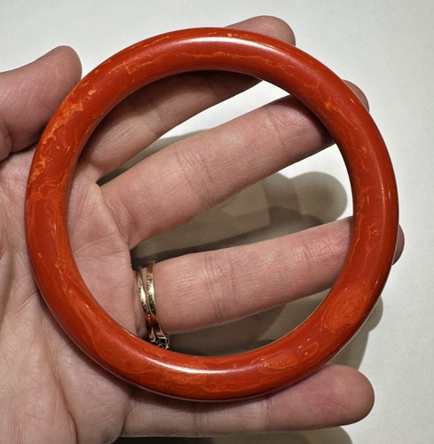 Ancien bracelet bangle rond - bracelet, en