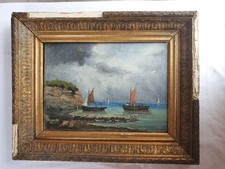 PEINTURE HUILE MARINE -