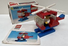 Hélicoptère & maxi figurine - LEGO 253 - 1975 - Complet avec boite & notice
