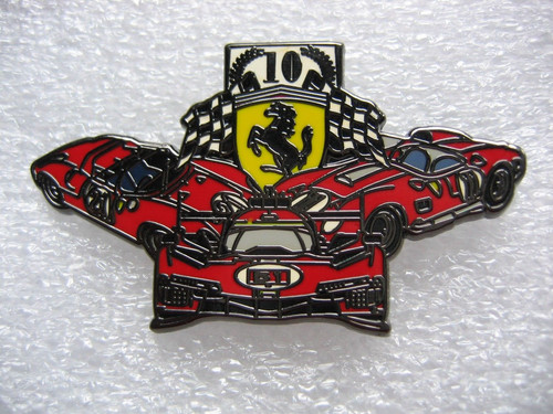 Pin ferrari drapeau à - pin's, 3
