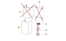 HOTTE CONDUIT BAS NOIR GLISS REP 506 pour HOTTE ROBLIN - 133.0255.017