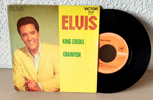 45t elvis presley - elvis, "king