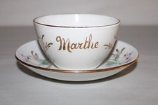 Ancien déjeuner en faïence