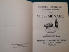 COURTELINE – SCÈNES DE LA VIE DE MÉNAGE – Reliure – Illustrations