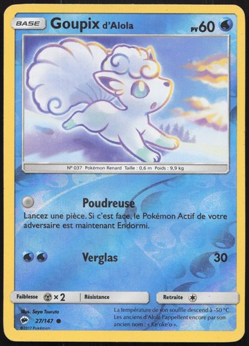 Carte pokémon goupix - pokémon,