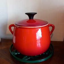 Pot fondue fonte - pot, .bean