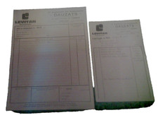 Carmaux  Tarn factures x 2 meubles Dauzats concessionnaire Lévitan  année 1971