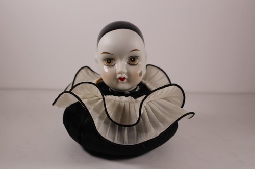 Pierrot lune buste poupée - pierrot, la