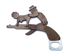 Décapsuleur ancien érotique mécanique homme femme humour bistrot curiosité