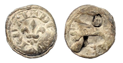 Medieval lead seal - lead,