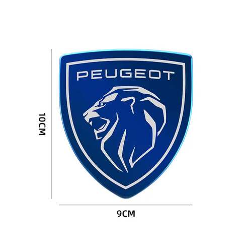 Badge logo métal peugeot - métal,