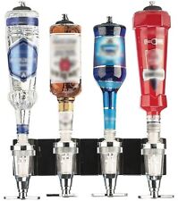 Support mural pour 4 bouteilles alignées avec doseur - Infactory