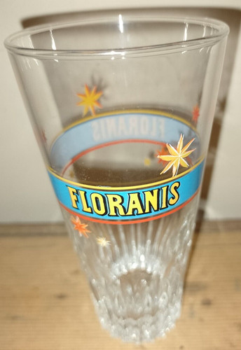 Verre publicitaire floranis - verre,