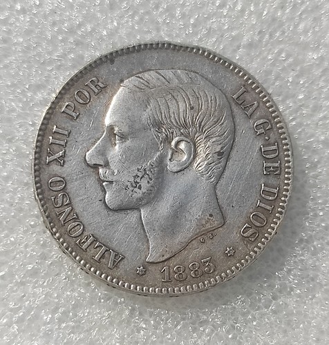 Espagne pesetas 1883 argent - espagne,