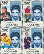 Timbres Togo 2013 Mi 4971-4974