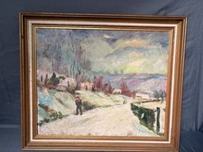 Ancien Tableau Peinture Huile