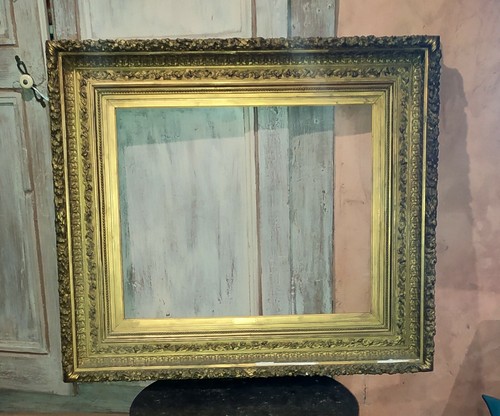 Ancien grand cadre - , mouluré