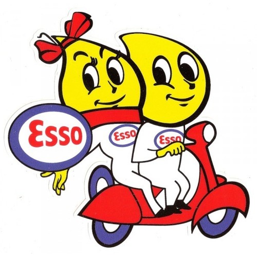 Mme esso scooter sticker - esso,