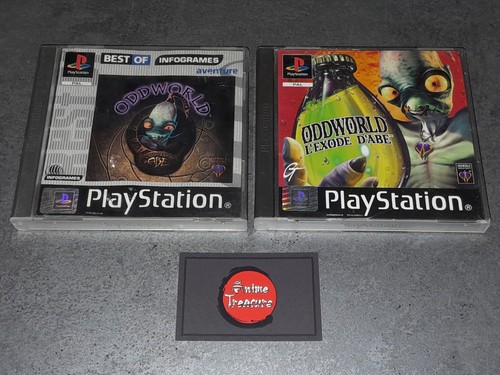 Lot jeux ps1 oddworld - ps1,