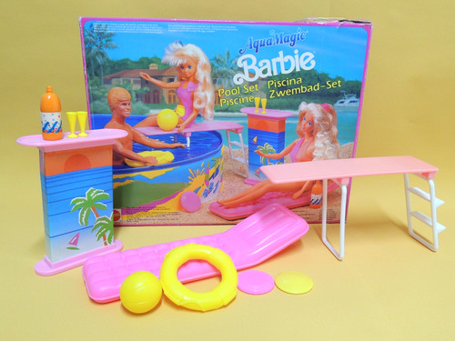 Barbie vintage 1990 - barbie, piscine
