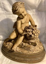 Groupe Sculpture  terre cuite