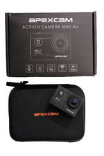 Action Cam Apexcam M80 Air 4K Caméra Numérique Noire