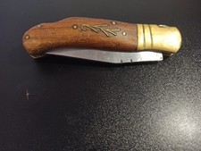 Ancien couteau pliant de chasse Laguiole