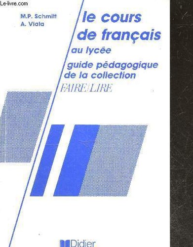 Cours francais au lycee - le,