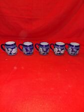  5 ANCIENNES CHOPES A BIERRE EN GRÈS  SCHWITTERS FRERES BETSCHDORF ALSACE BLEU