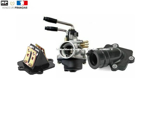 Kit carburateur pipe - 17.5, +
