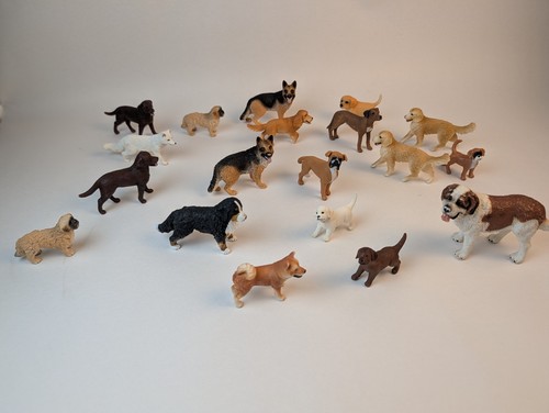 Schleich dog animal figures - 19,