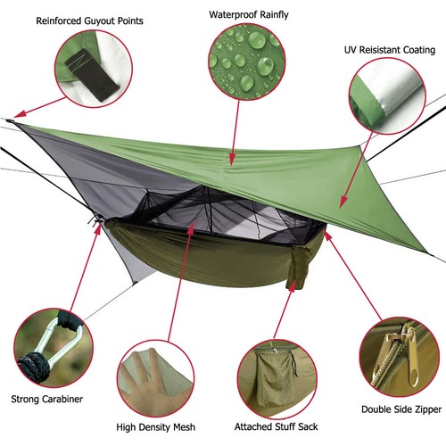 Camping hammock with mosquito - camping,
