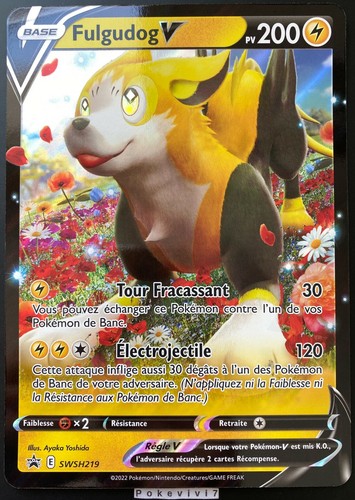 Carte pokemon fulgudog - pokemon, v