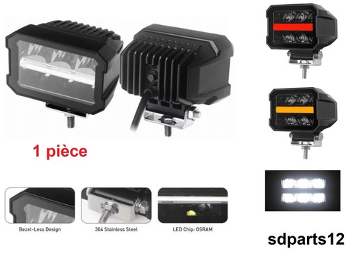 Phare travail led - travail, 12v