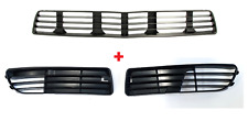 pour AUDI A4 B5 94-98 3x GRILLE de PARE-CHOC Grille Prise d'Air AVANT SET Noir