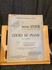 Victor staub cours piano - staub, 3e