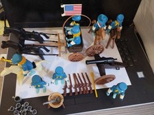 Playmobil Artillerie Nordiste US Et Figurines Vintage