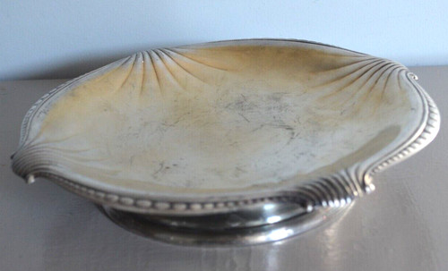Plat rond sur pied - plat,