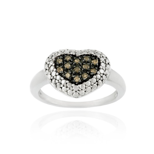Argent sterling 8ct - argent, tdw