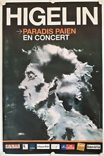 Affiche HIGELIN PARADIS PAIEN EN CONCERT 1998 - 79x110 cm