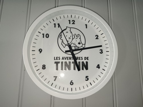 Horloge murale tintin bd - horloge,