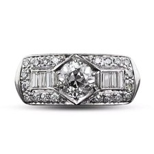 Bague style art - , déco