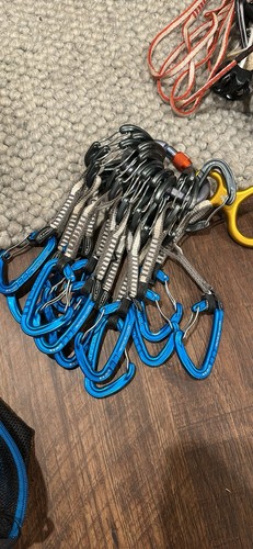 Rock climbing gear - climbing, set