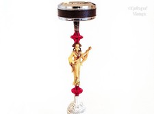 Geisha Ashtray Stand 1970s Floor Standing Pedestal French Vintage Plastic Lucite