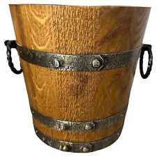 1970s Brutaliste Oak Wood And