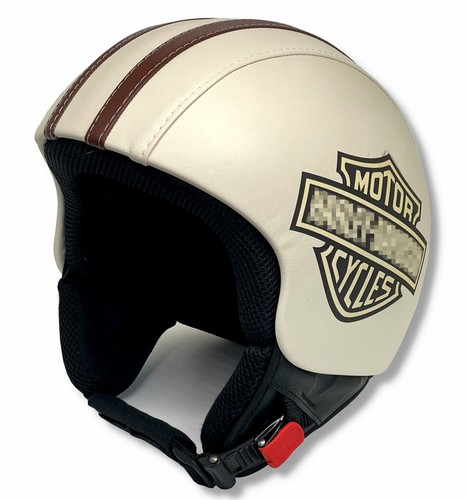 Casque vintage simili cuir - casque,