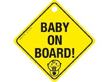 Panneau Bebe a Bord avec ventouse